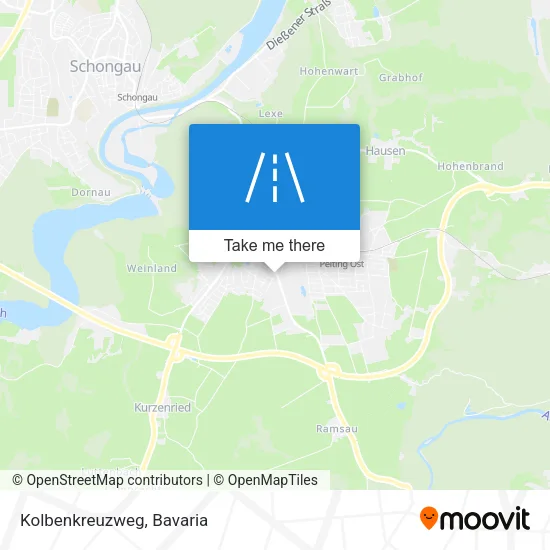 Карта Kolbenkreuzweg