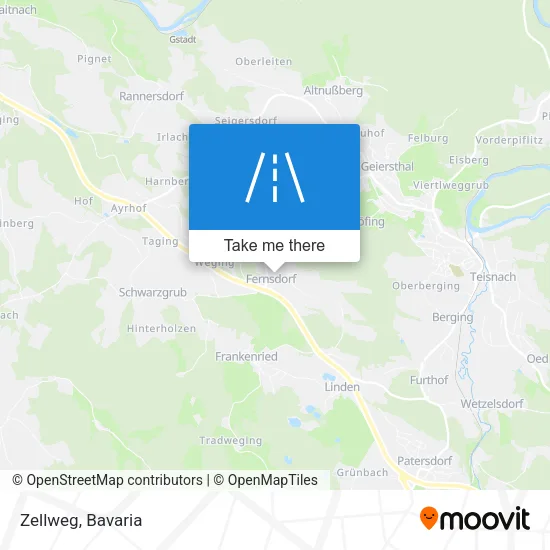 Карта Zellweg
