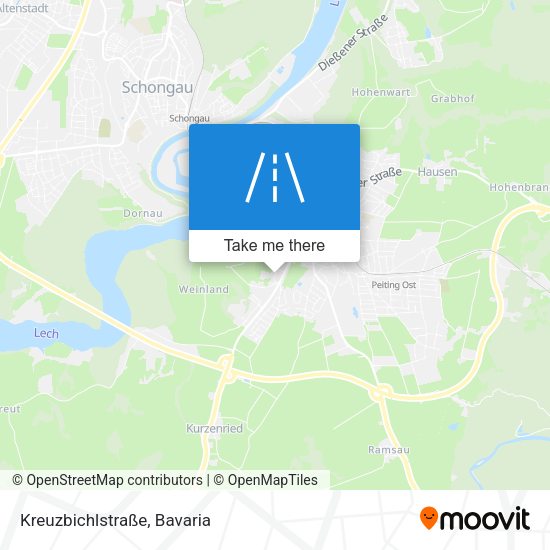 Kreuzbichlstraße map