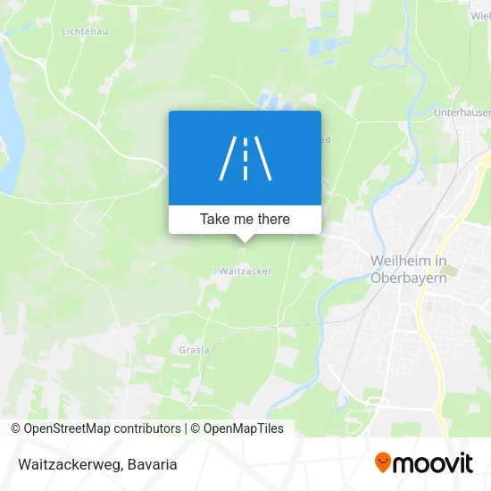 Карта Waitzackerweg