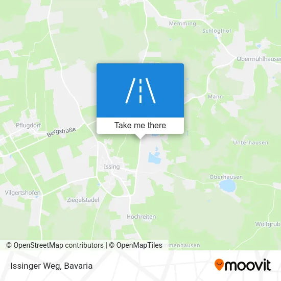 Карта Issinger Weg