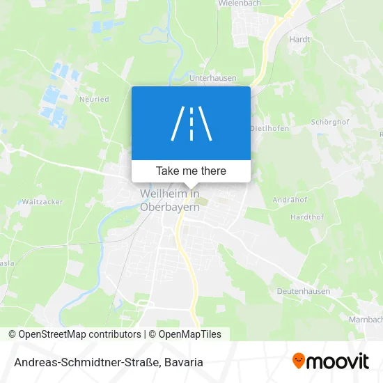 Карта Andreas-Schmidtner-Straße