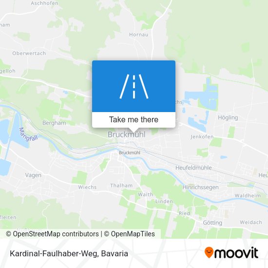 Kardinal-Faulhaber-Weg map