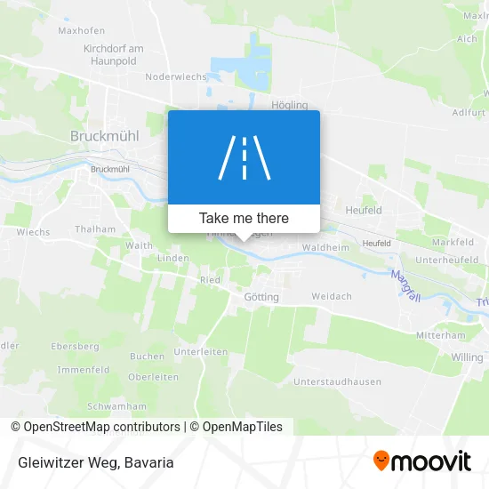 Карта Gleiwitzer Weg