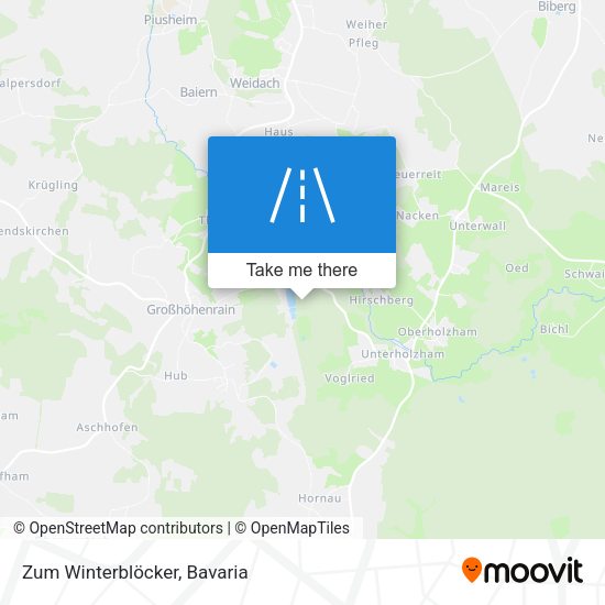 Zum Winterblöcker map