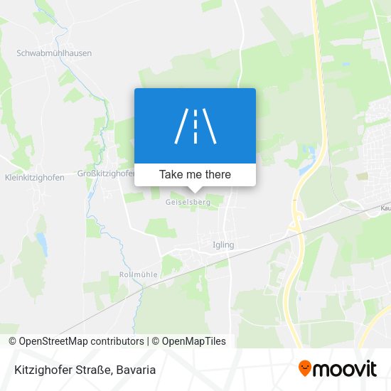 Kitzighofer Straße map