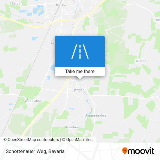 Schöttenauer Weg map