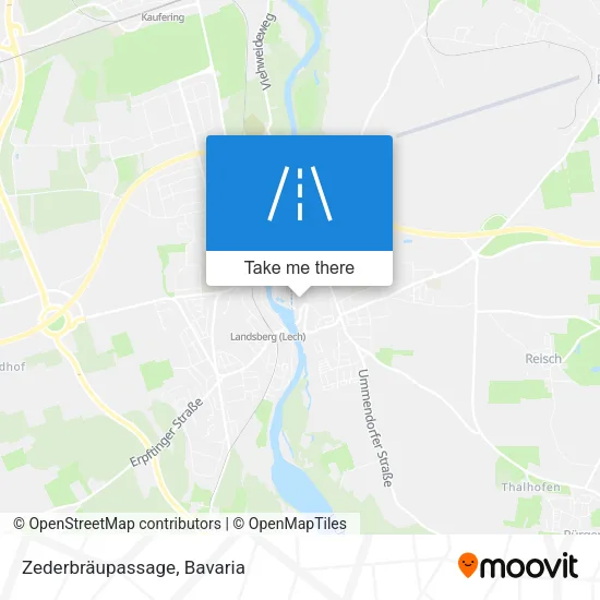 Карта Zederbräupassage