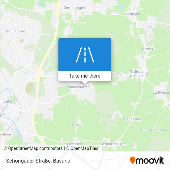 Schongauer Straße map