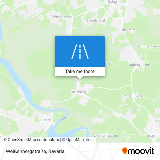 Карта Weißenbergstraße
