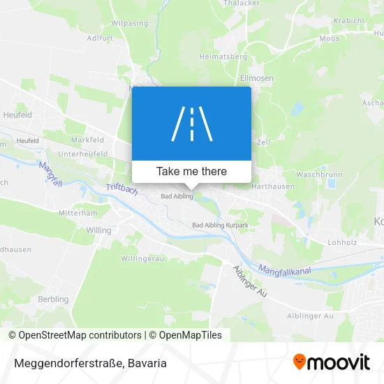 Карта Meggendorferstraße