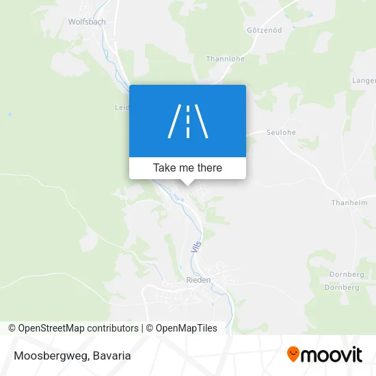 Карта Moosbergweg