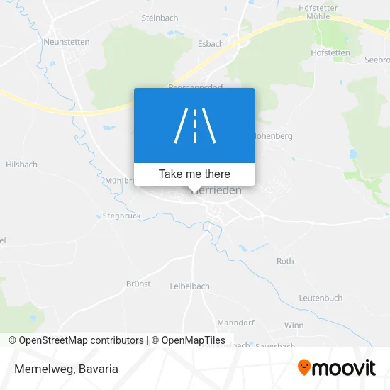 Карта Memelweg