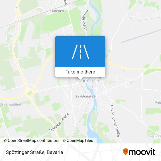 Spöttinger Straße map