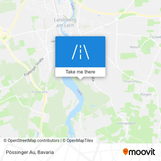Карта Pössinger Au