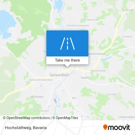 Hochstattweg map