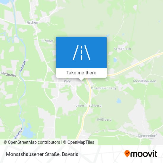 Monatshausener Straße map
