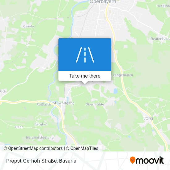 Propst-Gerhoh-Straße map