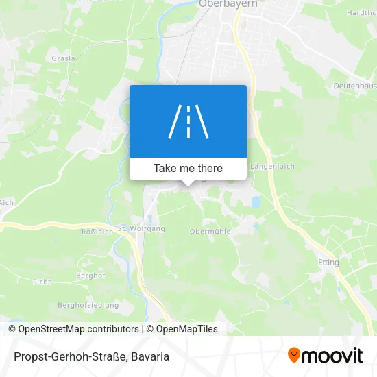 Карта Propst-Gerhoh-Straße