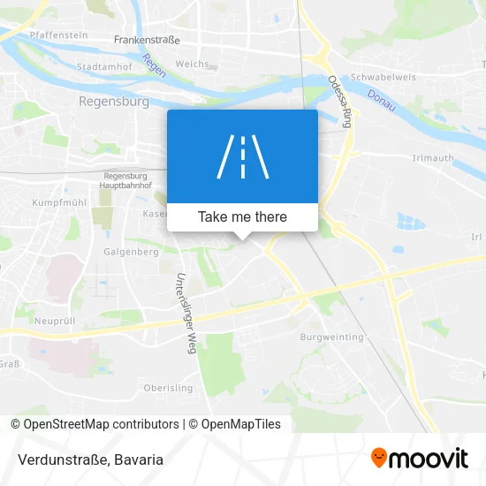 Карта Verdunstraße