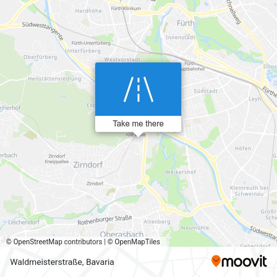 Waldmeisterstraße map
