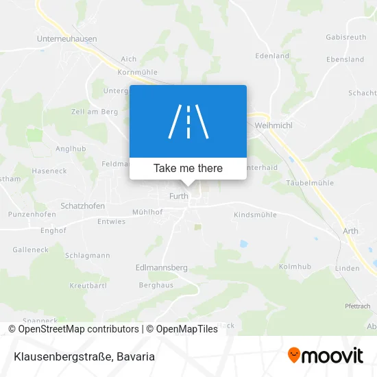 Карта Klausenbergstraße