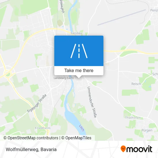 Карта Wolfmüllerweg