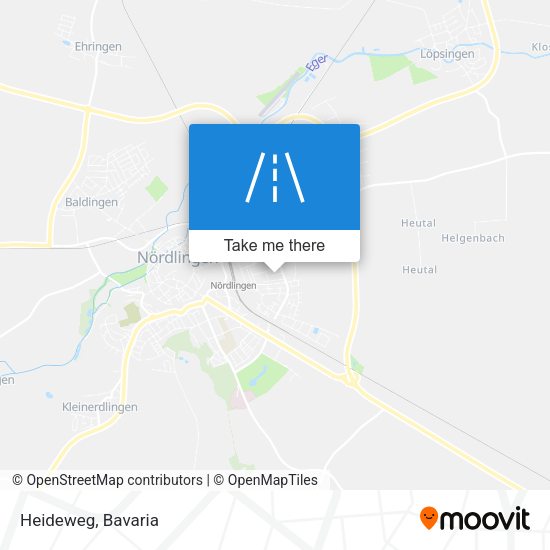 Heideweg map