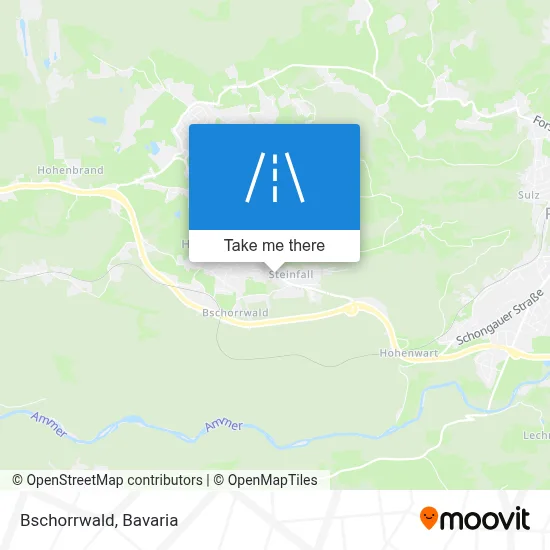 Bschorrwald map