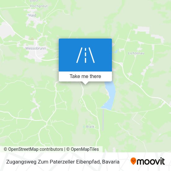 Zugangsweg Zum Paterzeller Eibenpfad map