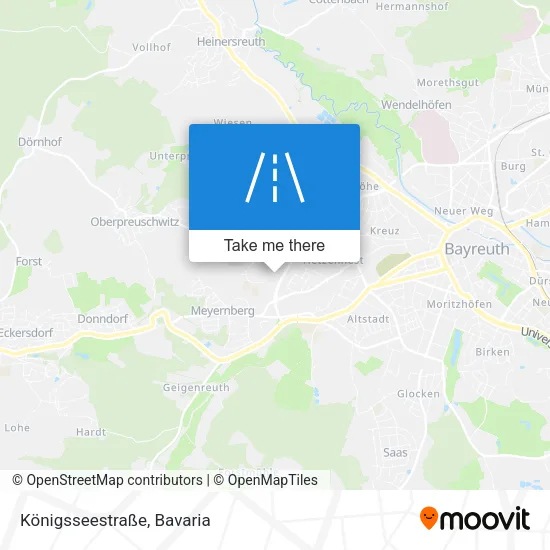 Карта Königsseestraße