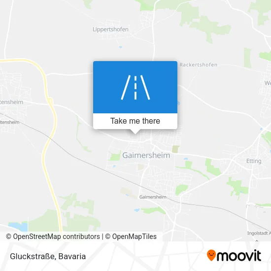 Gluckstraße map