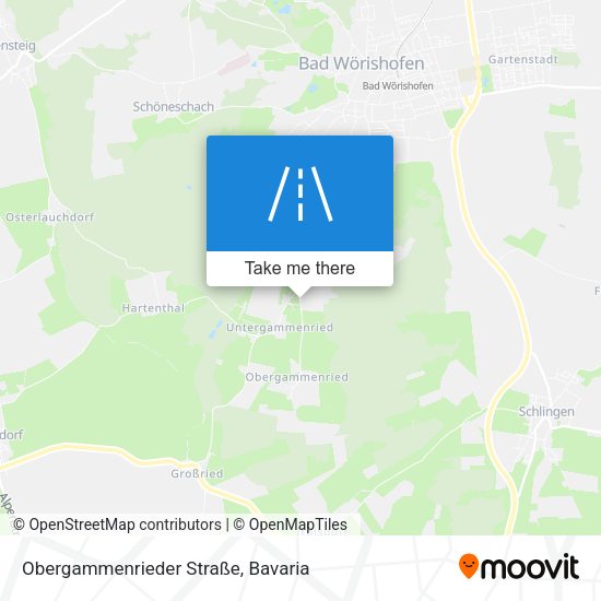 Obergammenrieder Straße map
