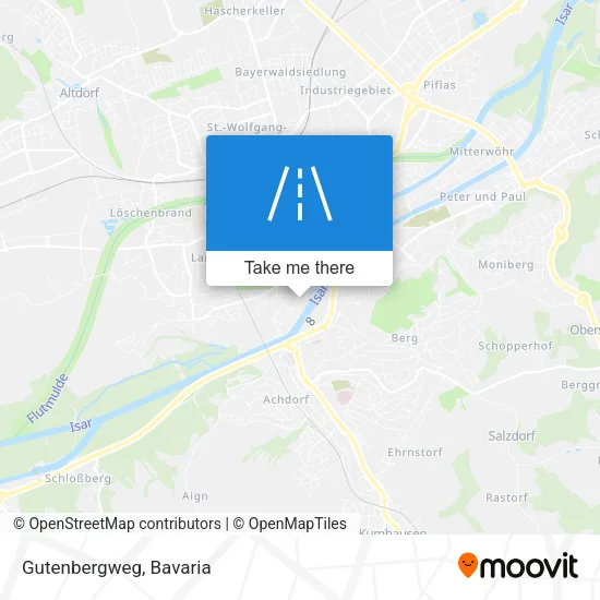 Карта Gutenbergweg