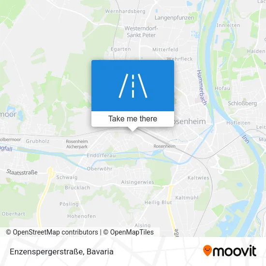 Карта Enzenspergerstraße