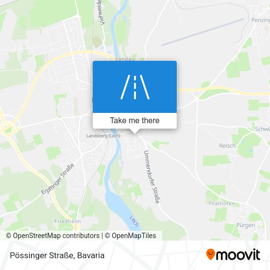 Pössinger Straße map
