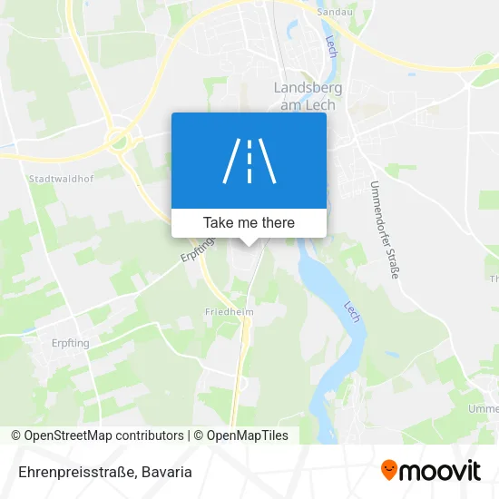Карта Ehrenpreisstraße