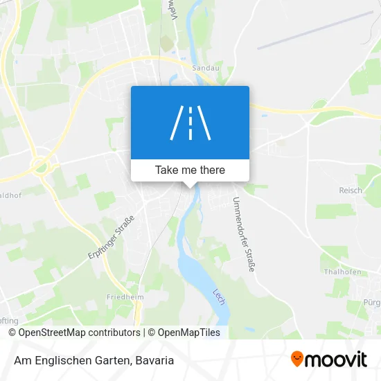 Карта Am Englischen Garten