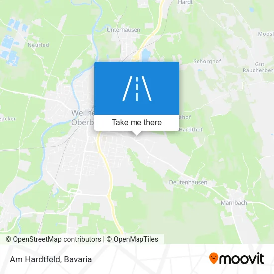 Карта Am Hardtfeld