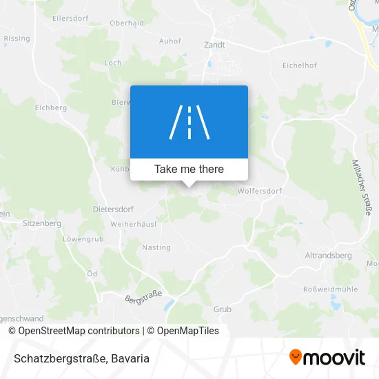 Карта Schatzbergstraße