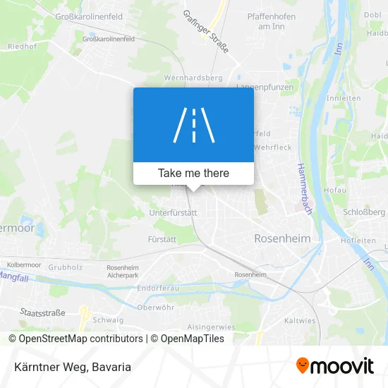 Карта Kärntner Weg