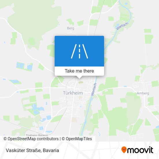 Vaskúter Straße map
