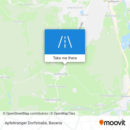 Apfeltranger Dorfstraße map