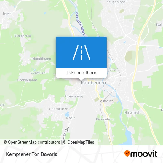 Карта Kemptener Tor