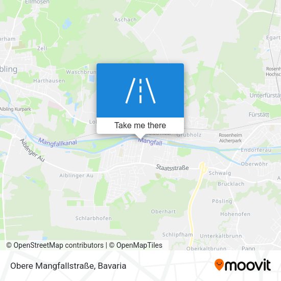 Obere Mangfallstraße map