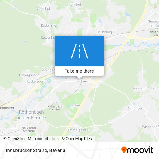 Innsbrucker Straße map