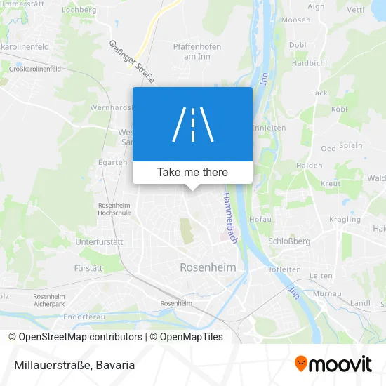 Millauerstraße map