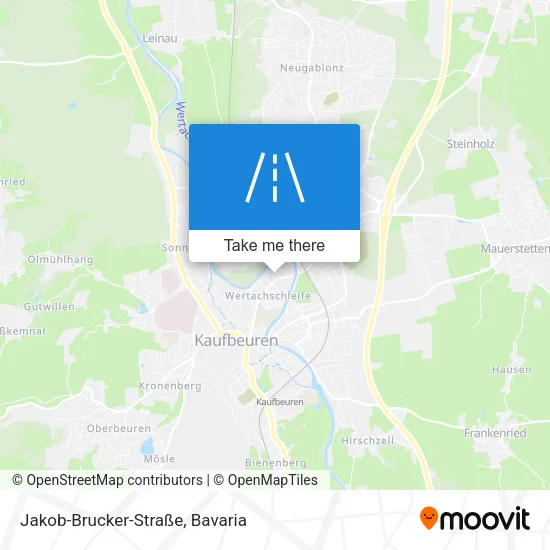 Jakob-Brucker-Straße map
