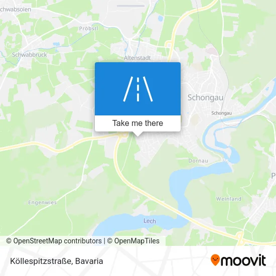 Карта Köllespitzstraße