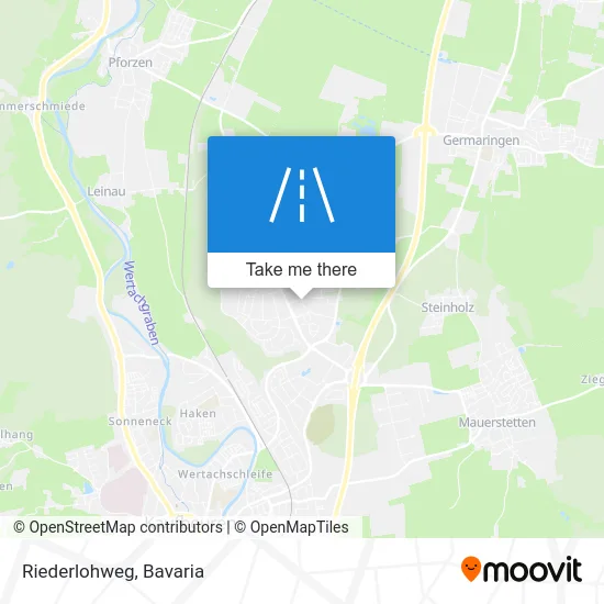 Riederlohweg map